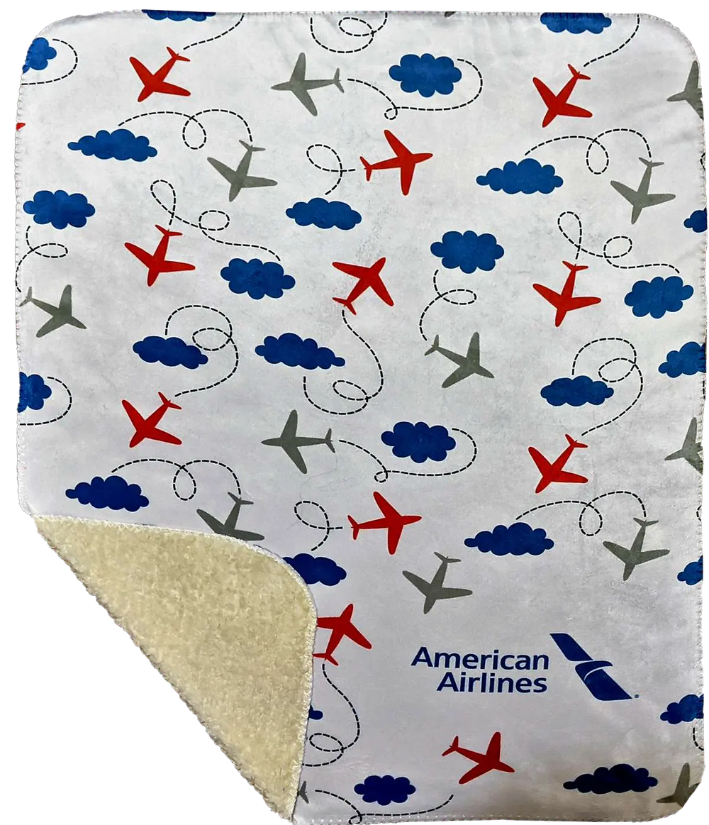 30x40 Sherpa All-Over-Print Sublimated Blanket STYLUS APPAREL