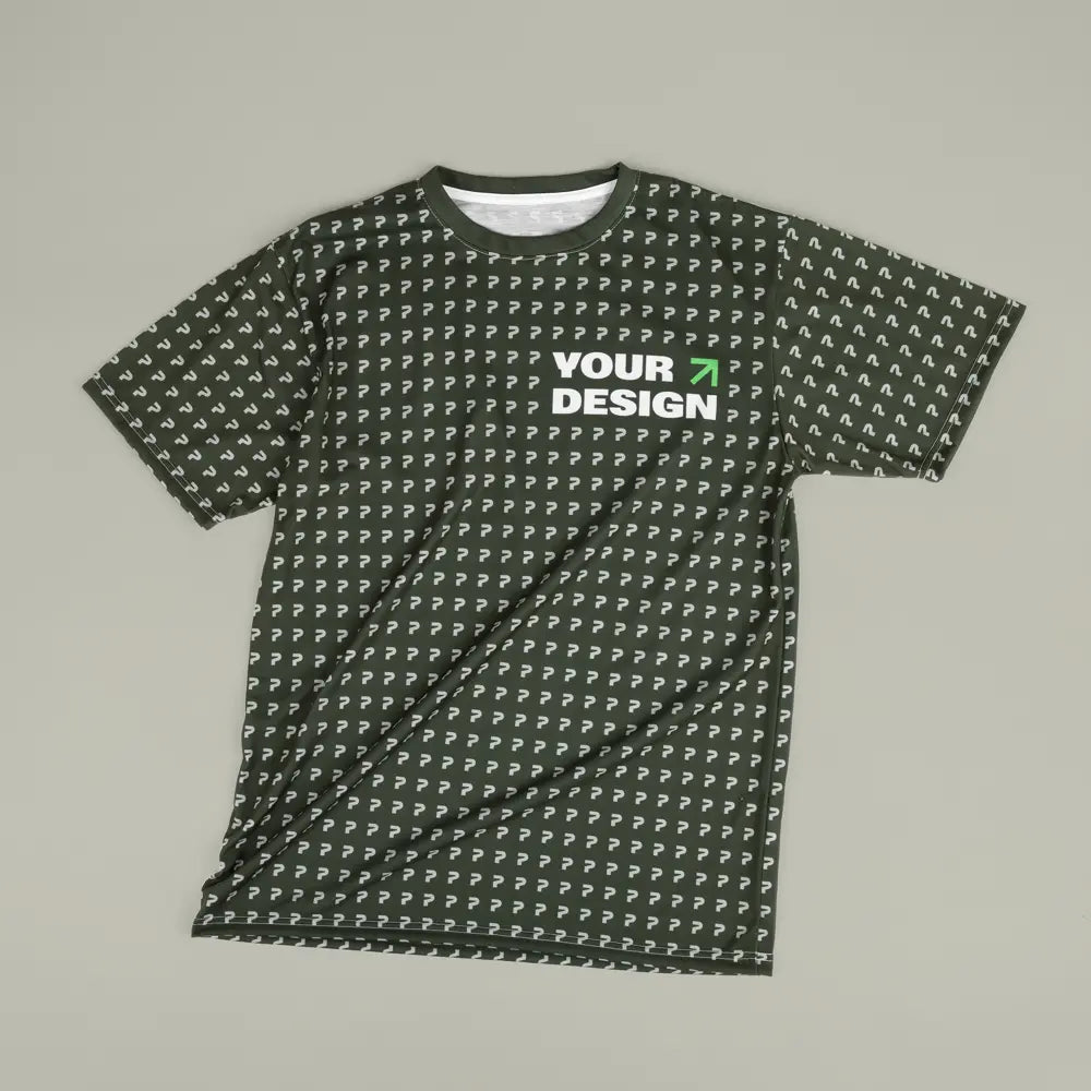 Custom All-Over-Print Men's Crewneck T-Shirt MDN
