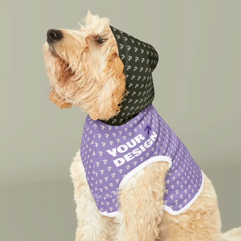 Custom All-Over-Print Pet Hoodie Shirt MDN